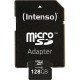 Carte memoire micro sd 128gb class 10 avec adaptateur sd Intenso 3413491