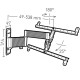 Support tv mural exo 600tw3 support inclinable/orientable Erard 048360