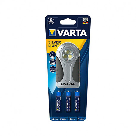 Lampe led silver light 3 lr03 inclus Varta 16647101421