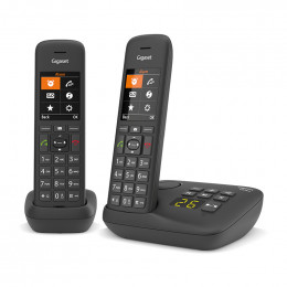 Telephone sf dect duo c575a noir avec repondeur ecran Gigaset L36852-H2927-N101