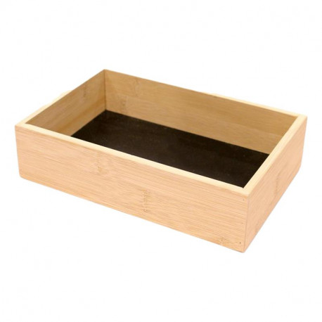 Boite rangement presentation en bois 23x15x7cm KB5956