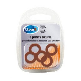 Joints bruns gaz 20x150 flexibles et raccords Clearit 74X9875