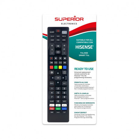 Telecommande tv dediee hisense Superior 8100