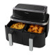 Friteuse airfryer xxl 2 x 4.2l cuisson saine Nedis KAAF320BK