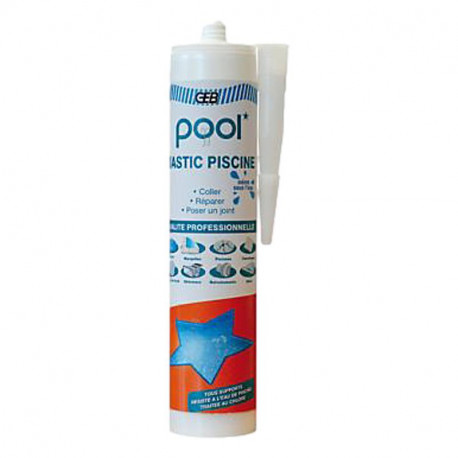 Pool mastic piscine blanc ms polymere neutre piscine Geb 590910