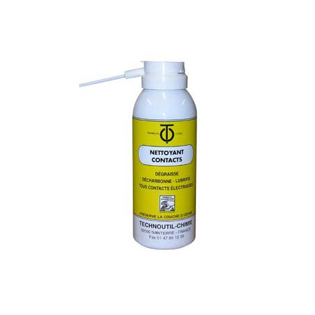 Spray nettoyant contact 210ml net : 150 ml Technoutil A210NC