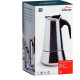 Cafetiere italienne 10 tasses inox 10/18 Lacor LA62031