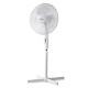 Ventilateur sur pied blanc diametre 40cm hauteur 120cm Nedis FNST10CWT40