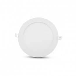 Plafonnier led diam 175mm 12w 3000k blanc Miidex 7755