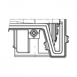 Compartiment marmore pour lave-linge Electrolux 132640484