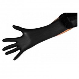 Boite de 100 gants jetables nitrile noir taille xl Black Mamba 1069.394