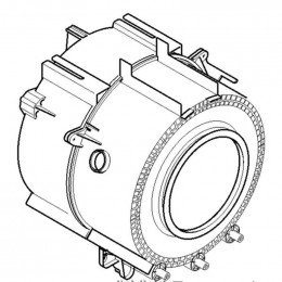 Cuve de pour lave-linge Beko 1912401300