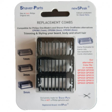 Sabots oneblade 1-3-5mm lot de 3 sabots Shaver Parts 4313042945939