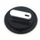 Bouton noir + enjoliveur pour plancha barbecue Tefal TS-01022870