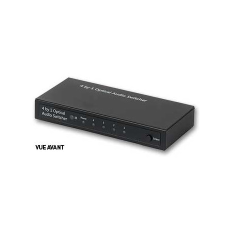 Commutateur toslink 4 entrees - 1 sortie Itc 1913