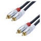 Cordon audio 2rca m/2rca m longueur 1.5m - home cinema Itc 307103