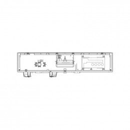 Bandeau inox zdi26011x pour lave-vaisselle Zanussi 808381509