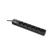 Parasurtenseur s6 noir line ii x6 prises fr Infosec 61296