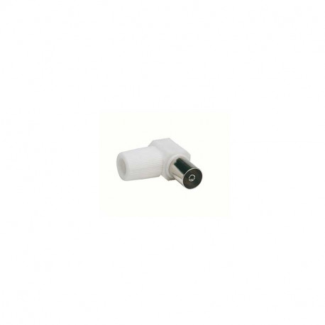 Prise tv femelle coudee 9.52mm prise coudee a 90° Itc 4828
