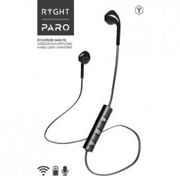 Ecouteurs mains libres sans fil noir paro ryght Mobility Lab R483362