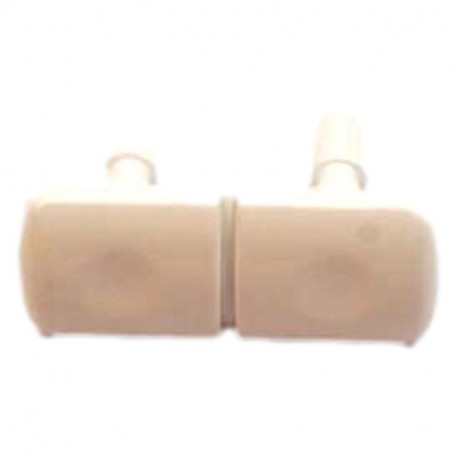 Bouton double blanc pour four Brandt 75X5603