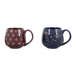2 tasses decor dore 531733