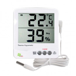 Thermo hygrometre digital double ecran a sonde Alla France AL91000027