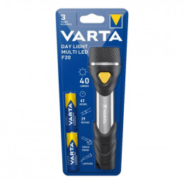Lampe torche led day light f20 + 2 piles aa lr6 Varta 16632101421