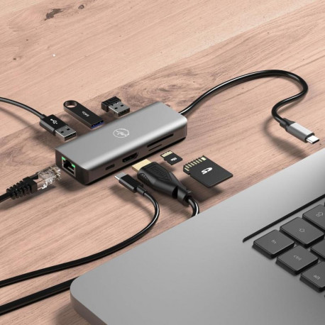 Hub USB Mobility Lab Hub USB-C + 4 ports USB 3.0 - DARTY Réunion