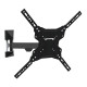 Support tv mural 1 bras inclinable et orientable Mediafix 118440