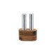 Duo saliere & poivriere inox support en bois Ipac IPAOLF02