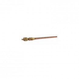 Queue de charge a souder 1/8 90mm avec vanne schrader ASW7411235 Queue de charge a souder 1/8 90mm avec vanne schrader ASW7411235