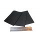 Filtres charbon pour hotte livres par 3 pieces De Dietrich 71X0729