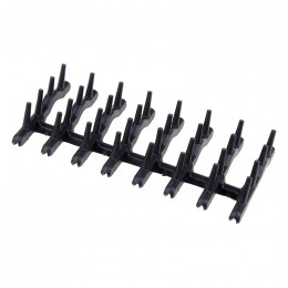 Picots caoutchouc gris panier super. pour lave-vaisselle Aeg 138018410