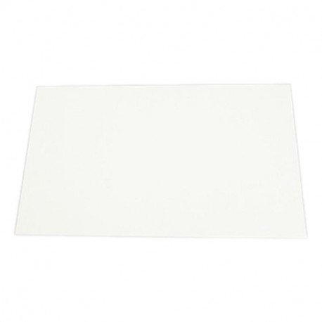 Vitre de porte poele a bois 545x316x3 mm pour cheminee foyer Supra FR0045420B