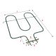 Resistance de sole 1200w pour four cuisson Brandt 77X3282
