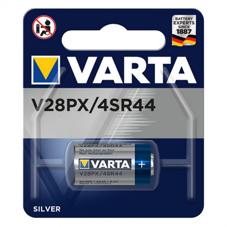 Pile argent /4sr44 6v 145mah Varta 4028101401