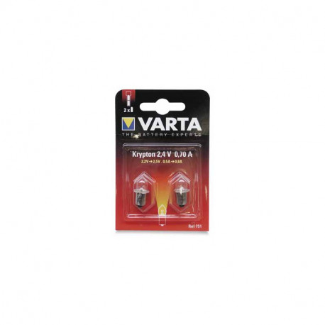 Ampoule krypton v751 2.5v 0.5a Varta 751000402