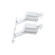 Boutons 2 options pour lave-linge Whirlpool 481010453067