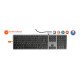 Clavier filaire pcim space gris pour ordinateur Mobility Lab ML311173