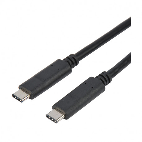Cordon usb-c male/usb-c male longueur 1m-5a-power 100w Itc 302401