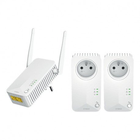 Boitiers cpl600 wifi pack de 3 wifi 2/3/4 Strong PLWF600TRIFRV2