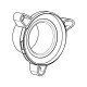 Raccord tube pour aspirateur Tornado 118231904
