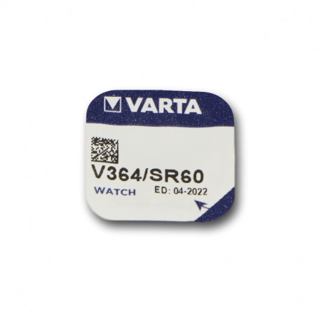 Pile montre argent /sr60 1.55v Varta 364101111
