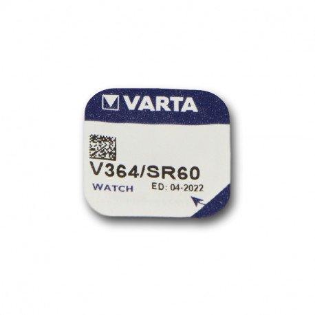 Pile montre argent /sr60 1.55v Varta 364101111