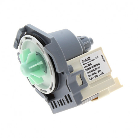 Pompe vidange pour lave-vaisselle askoll m338 - w10907860 - 35w Whirlpool C00386526