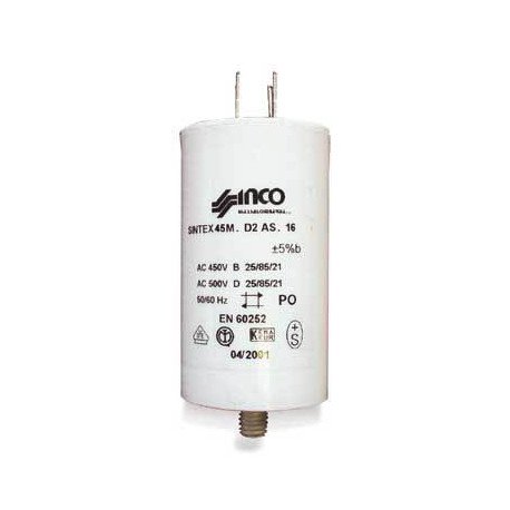 Condensateur 18mf 450v demarrage pour lave-linge Multi-marques