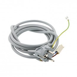 Cable d'alimentation gris eur pour lave-linge Electrolux 132729090