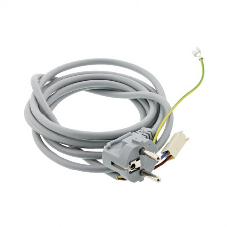 Cable d'alimentation gris eur pour lave-linge Electrolux 132729090