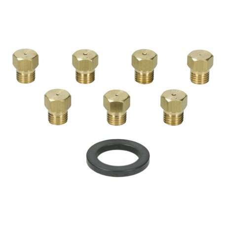 Jeu injecteurs gaz butane pour table de cuisson Whirlpool 481931039347